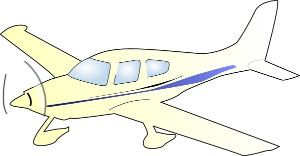 Cessna Plane clip art Free vector in Open office drawing svg 