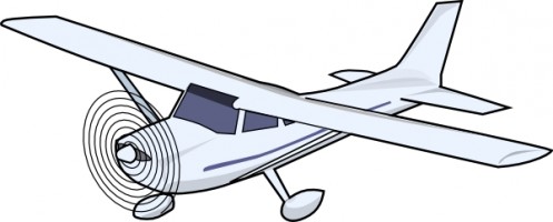 Plane clip art vector 