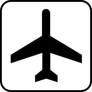 Map Symbol Plane Clip Art at Clker 