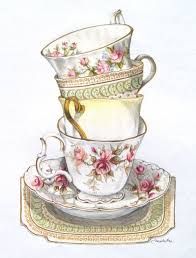 Afternoon tea party clipart 