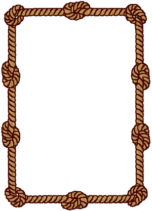 Rope frame clipart 