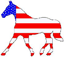 Patriotic horse clipart 
