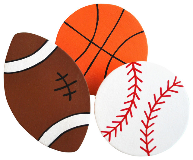 Baseball Football Basketball Clipart 
