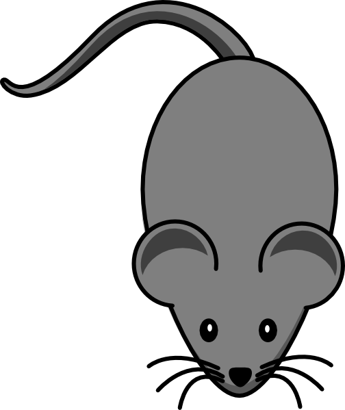 Cute mouse clipart image 