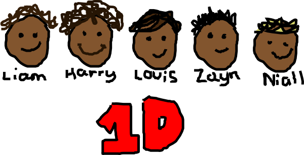 One Direction Clip Art at Clker 