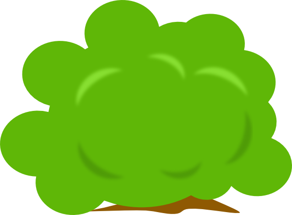 Green Bush Clipart 