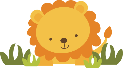 Baby lion clipart 