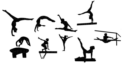 Image gymnastics clipart 