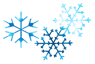 Snowflakes clipart 