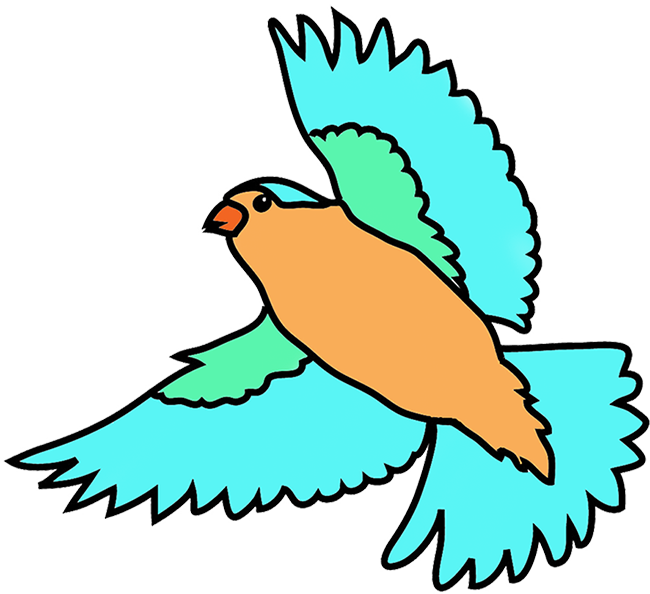 flying birds clipart images