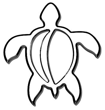 Outline Of A Turtle 