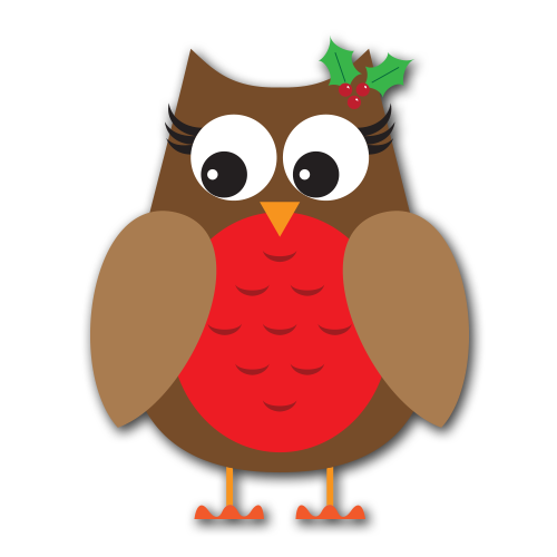 Christmas owl clipart png 