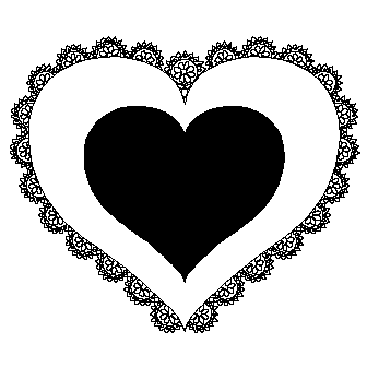 Wedding Heart Clipart Black And White 