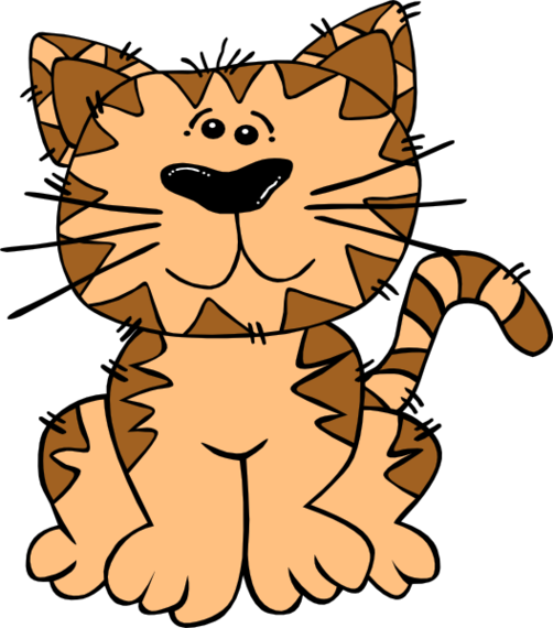Cartoon Cat Head Clipart 