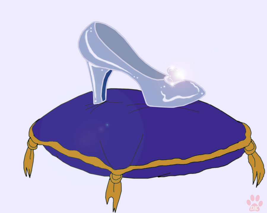 Disney cinderella shoe clipart 