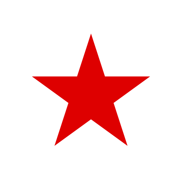 Red Star Clipart 