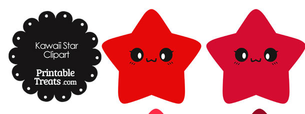 Red star clip art 