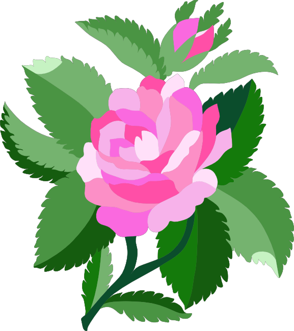 Baby rose clipart 