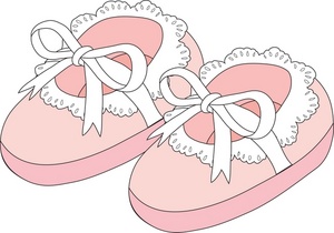 Baby on baby girls clip art and baby shower roses 