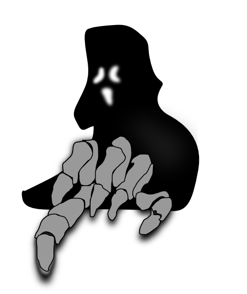 Scary Ghost Clip Art at Clker 