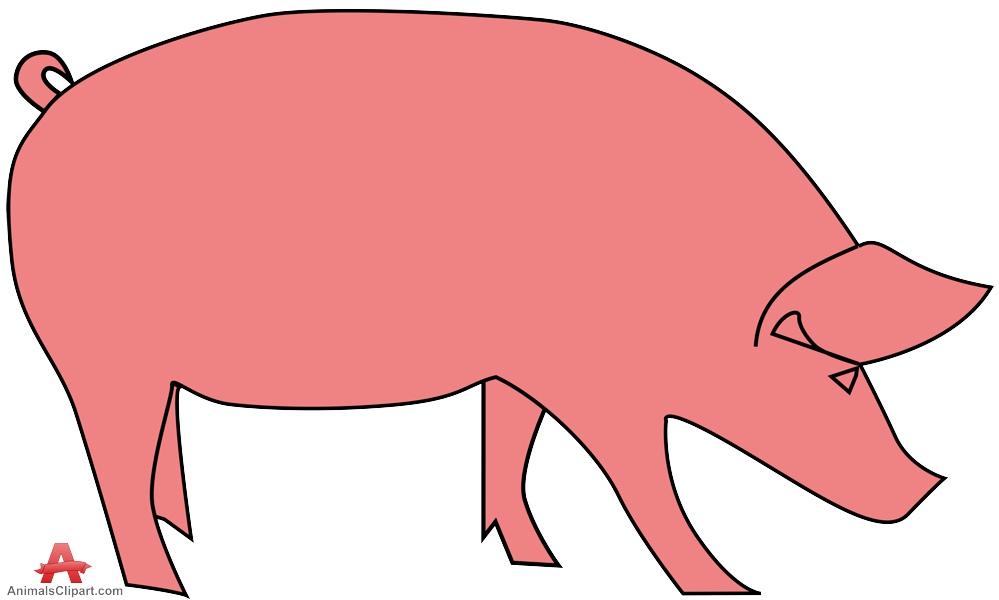 pink pig clip art free - photo #26