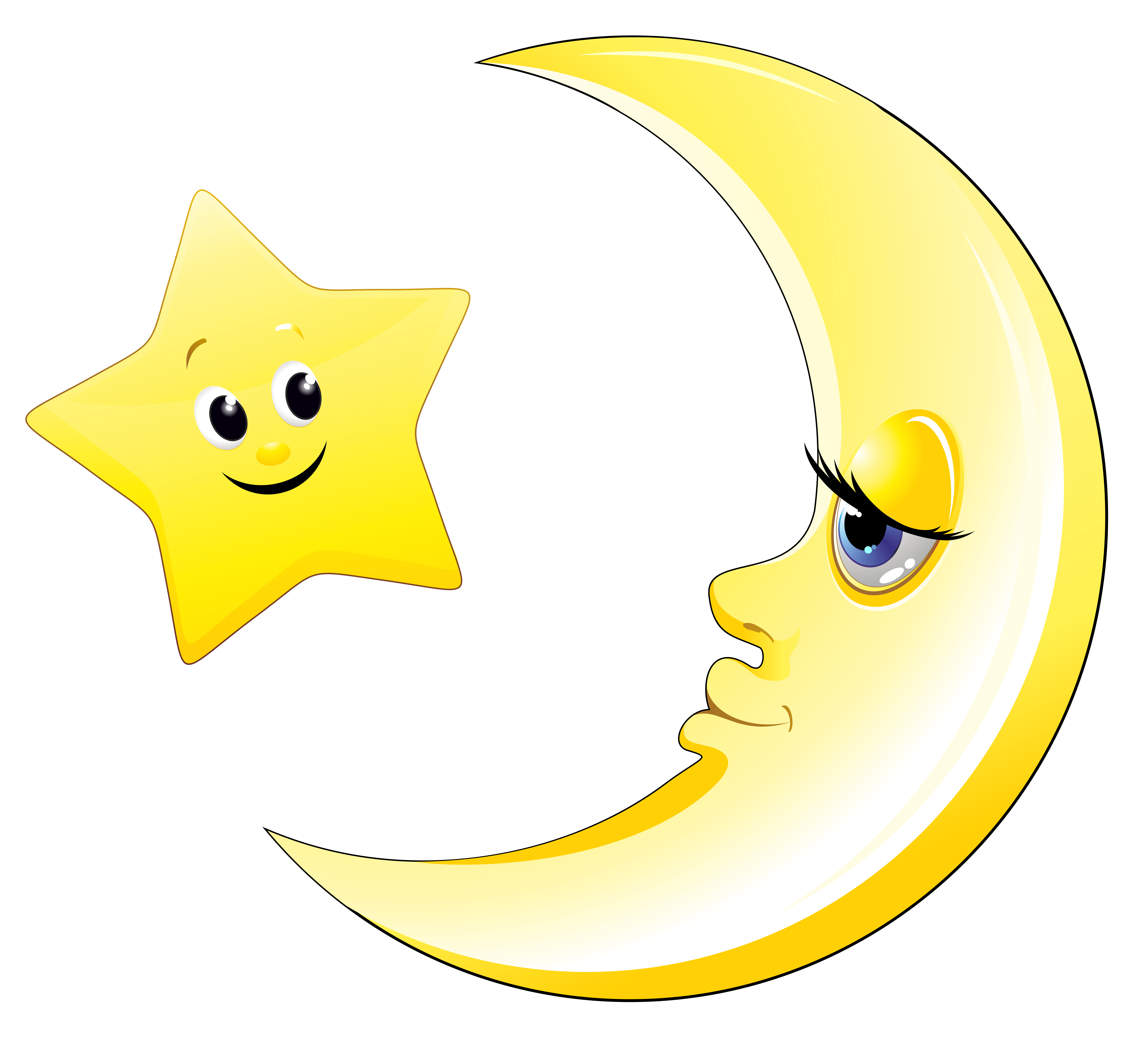 Moon clipart transparent 