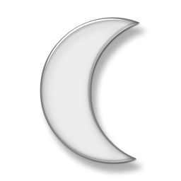 Crescent moon clipart transparent background 