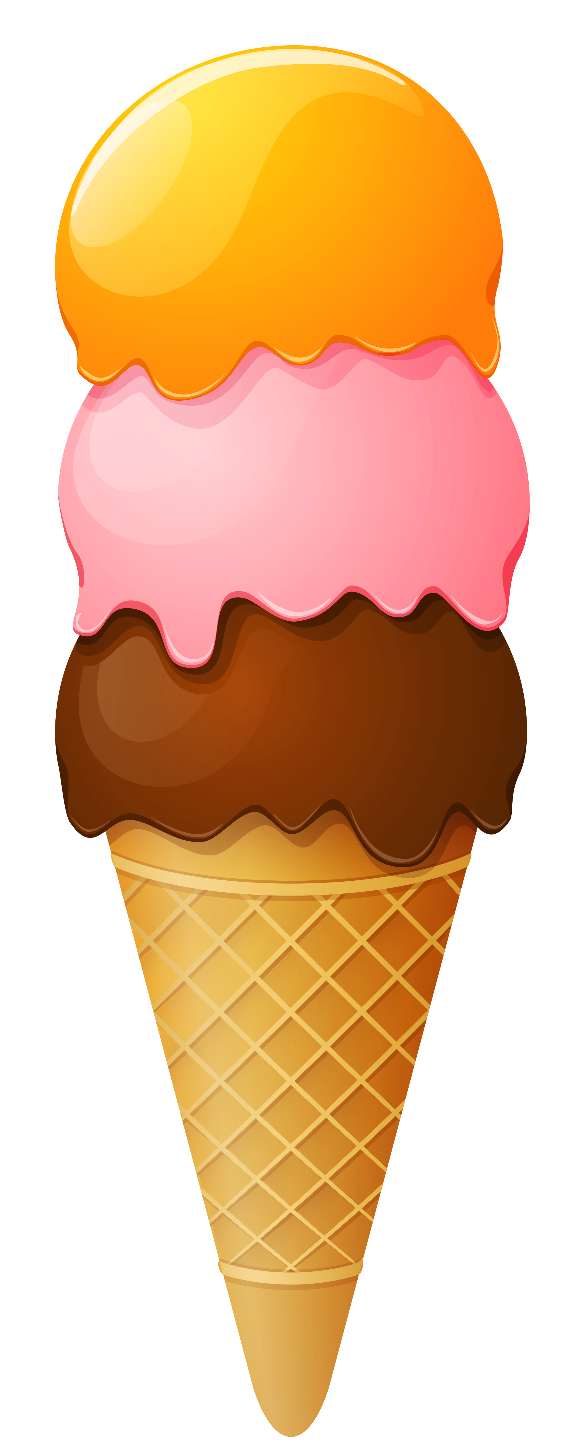 Transparent Ice Cream Cone PNG Clipart Picture 