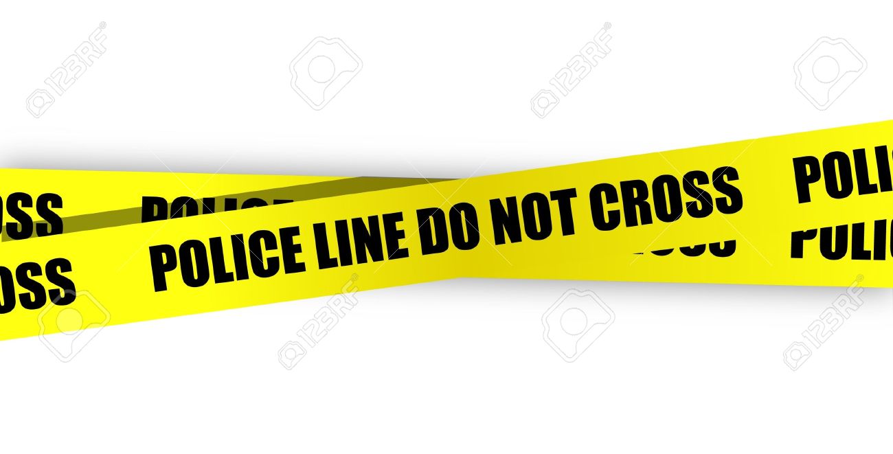 Police line clipart 