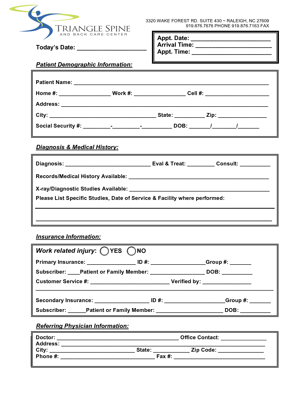 Medical Referral Forms Template Database 0355