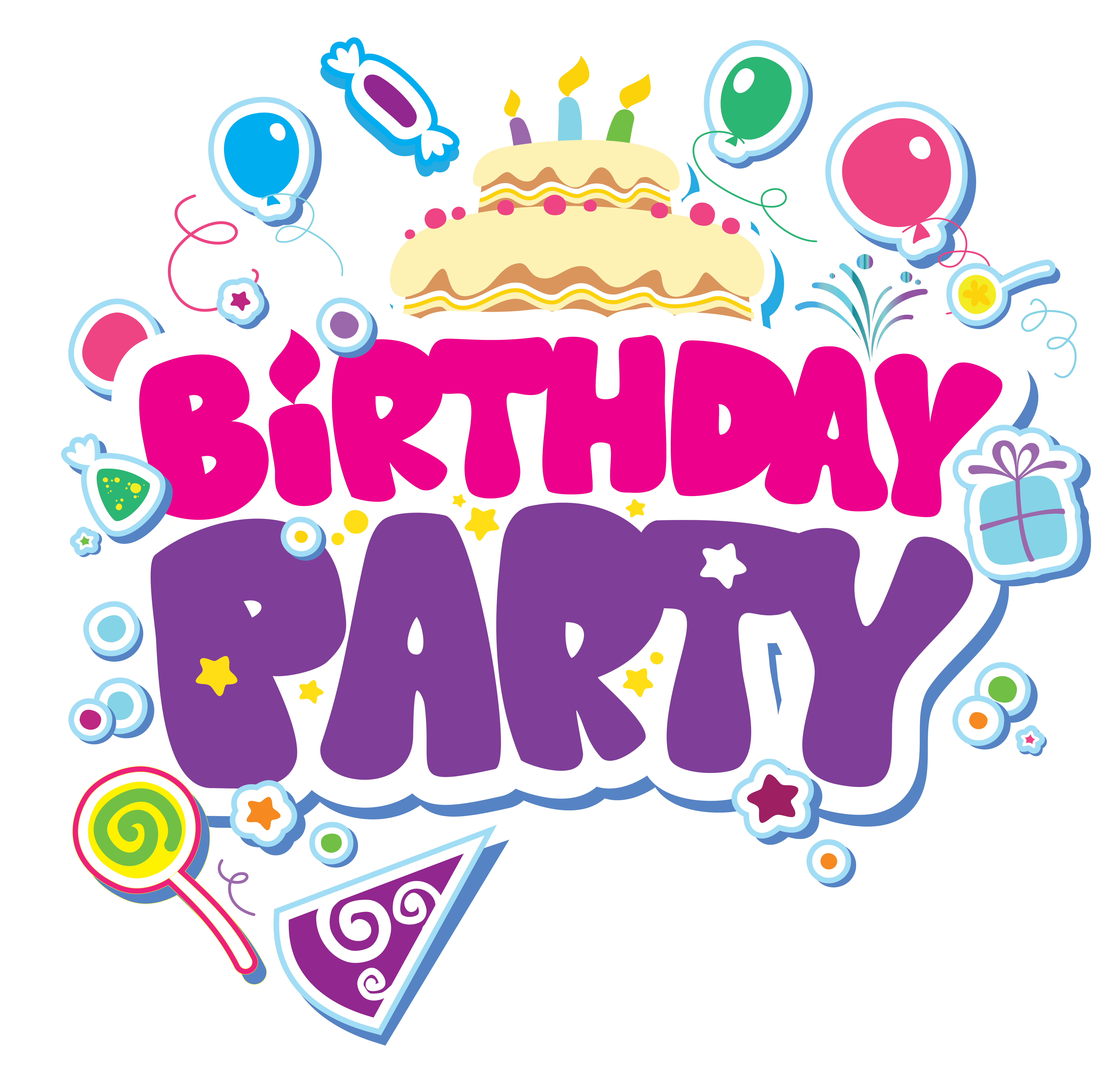 birthday party clip art free download - photo #14