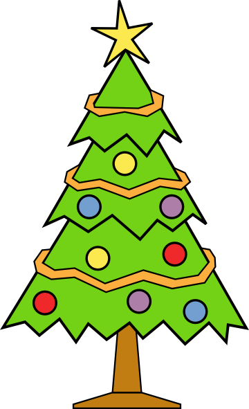 Christmas Tree Clip Art Free - Clip Art Library