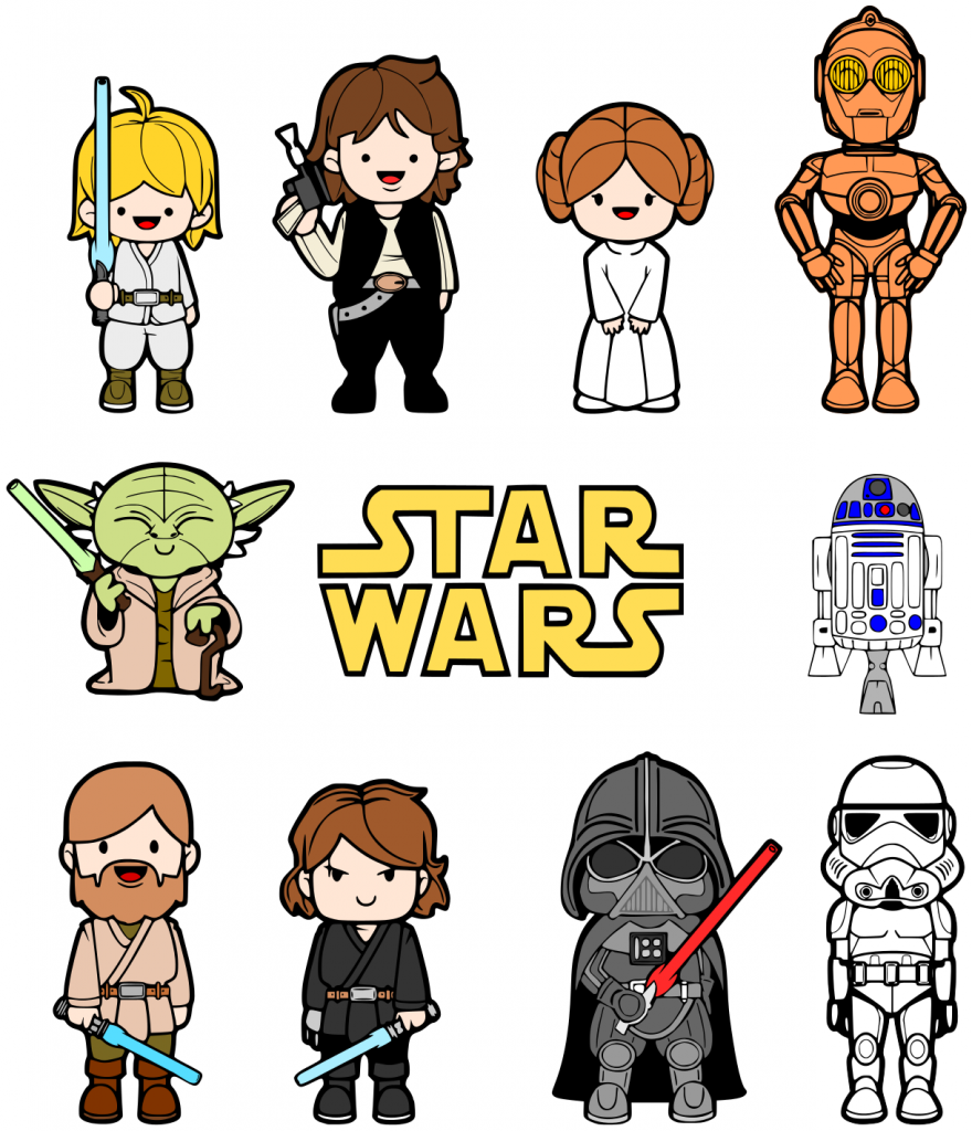 Free disney star wars clipart 