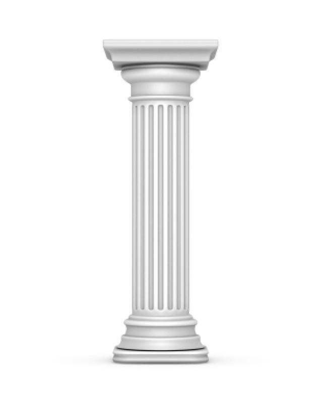 Ancient Greek Architecture Columns. greek doric column 3d model 
