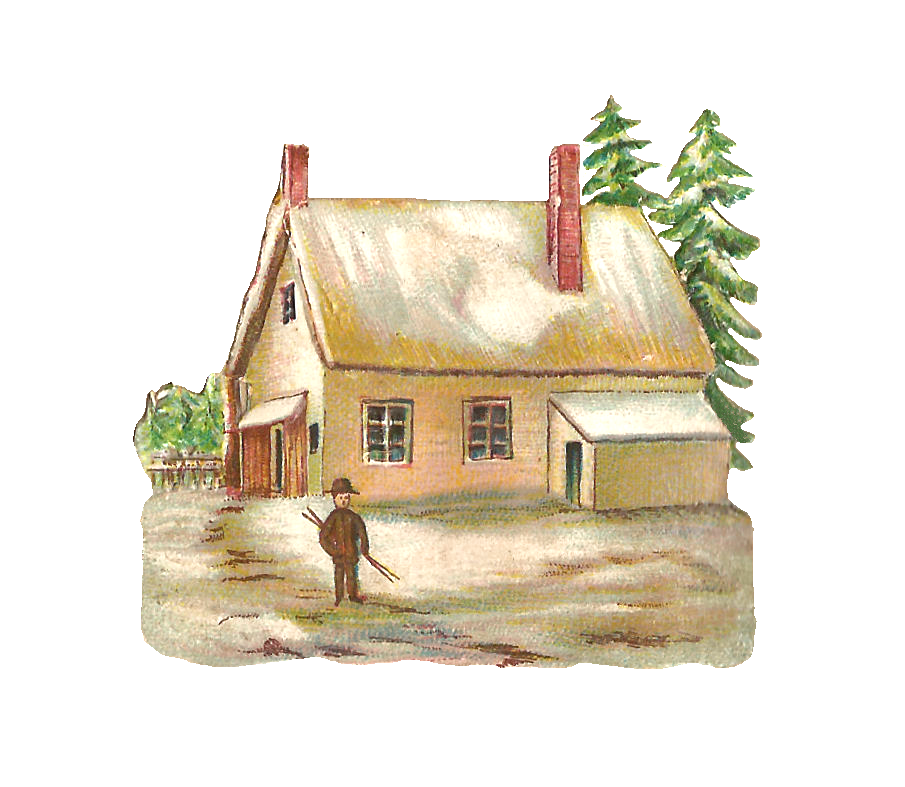 free clip art country house - photo #6