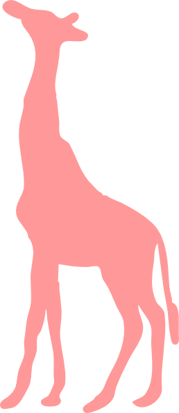 Pink Giraffe Background 