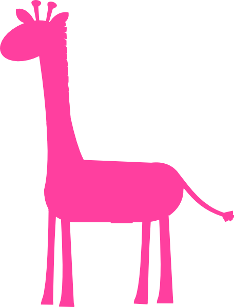 Pink Giraffe Background 