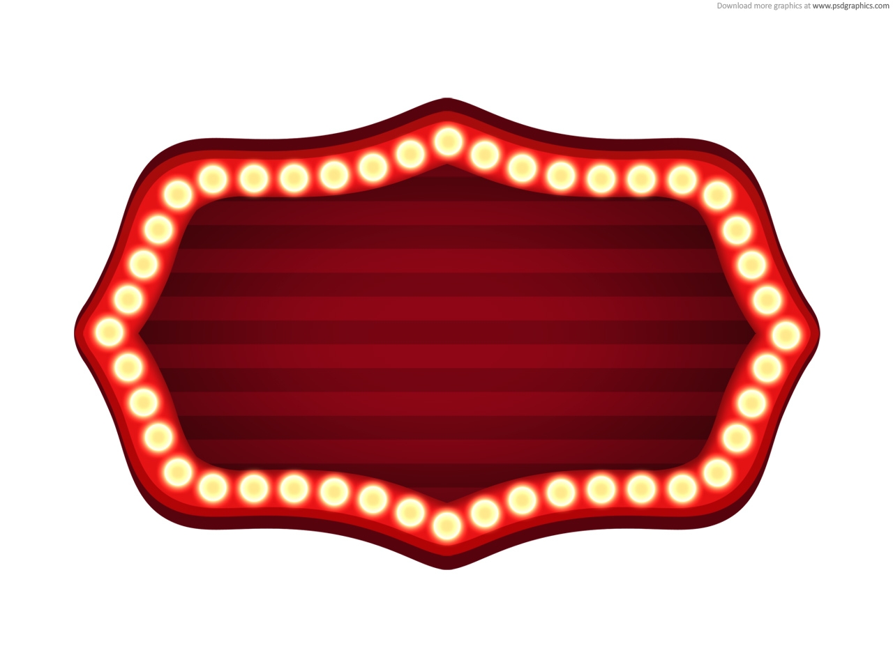 Blank Movie Marquee Clipart 