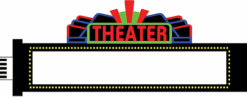 Blank Movie Marquee Clipart 32479 