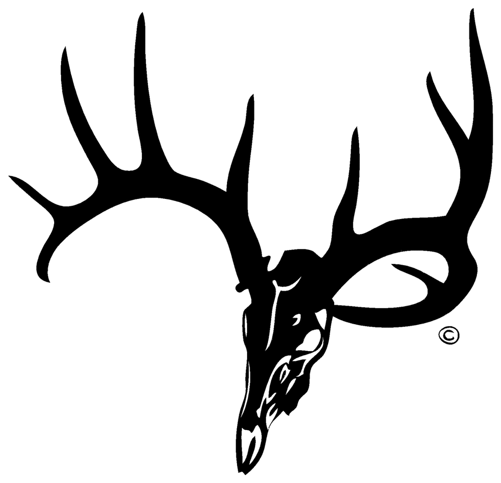 Deer head clip art free 