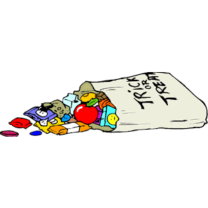 bag of sweets clipart images