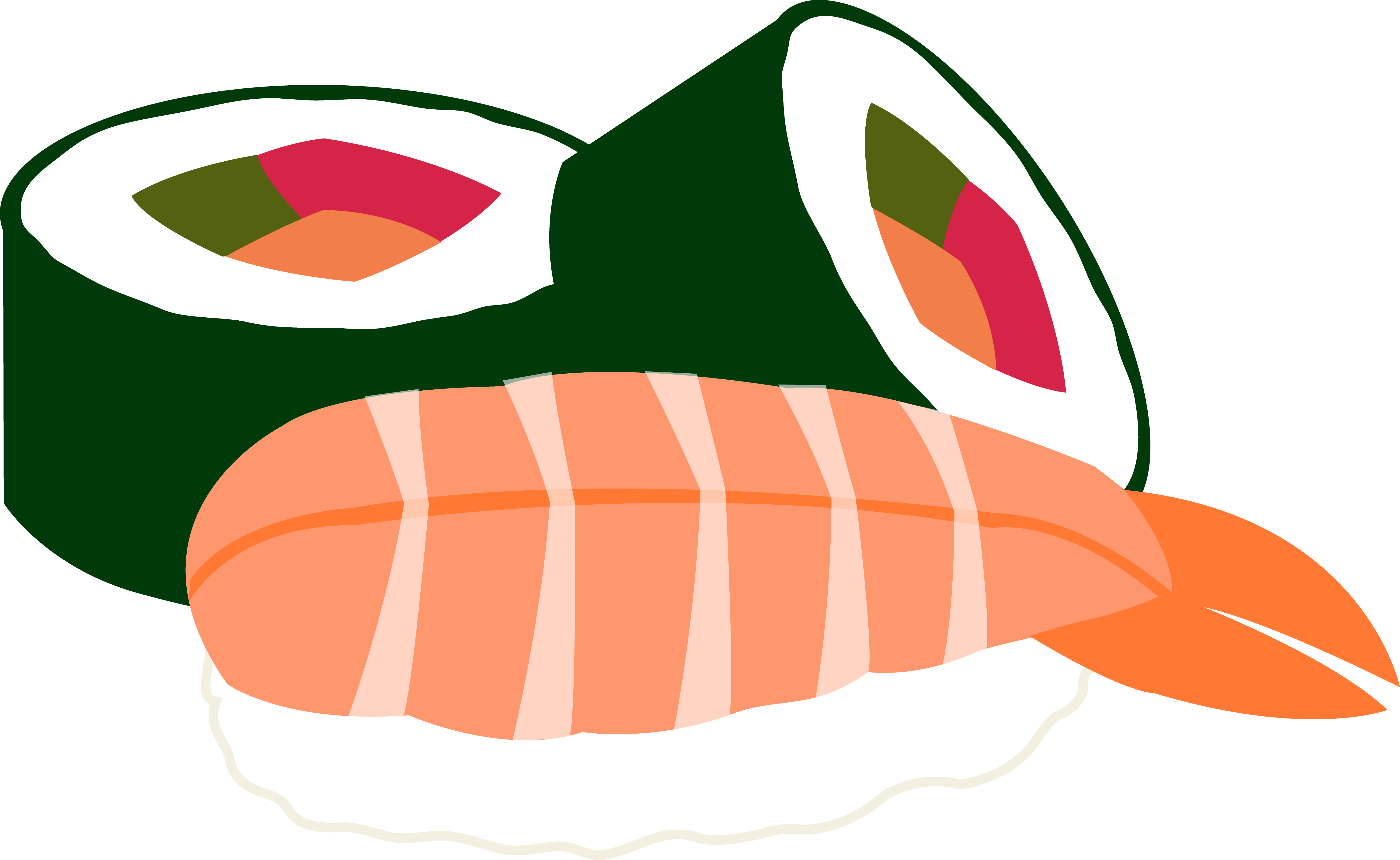 Sushi art clipart 