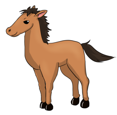 Small horse clipart 