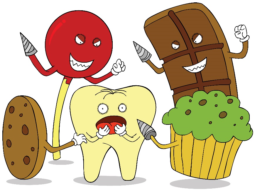 Bad Food For Teeth Cartoon Clip Art Library