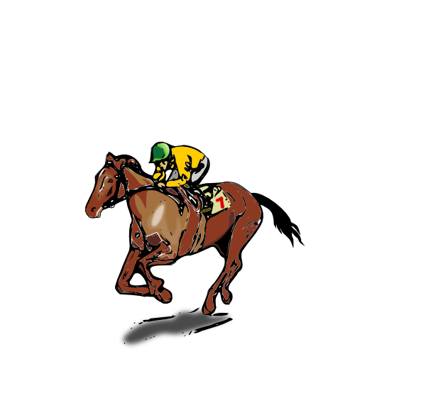Horse Jockey Clip Art at Clker 