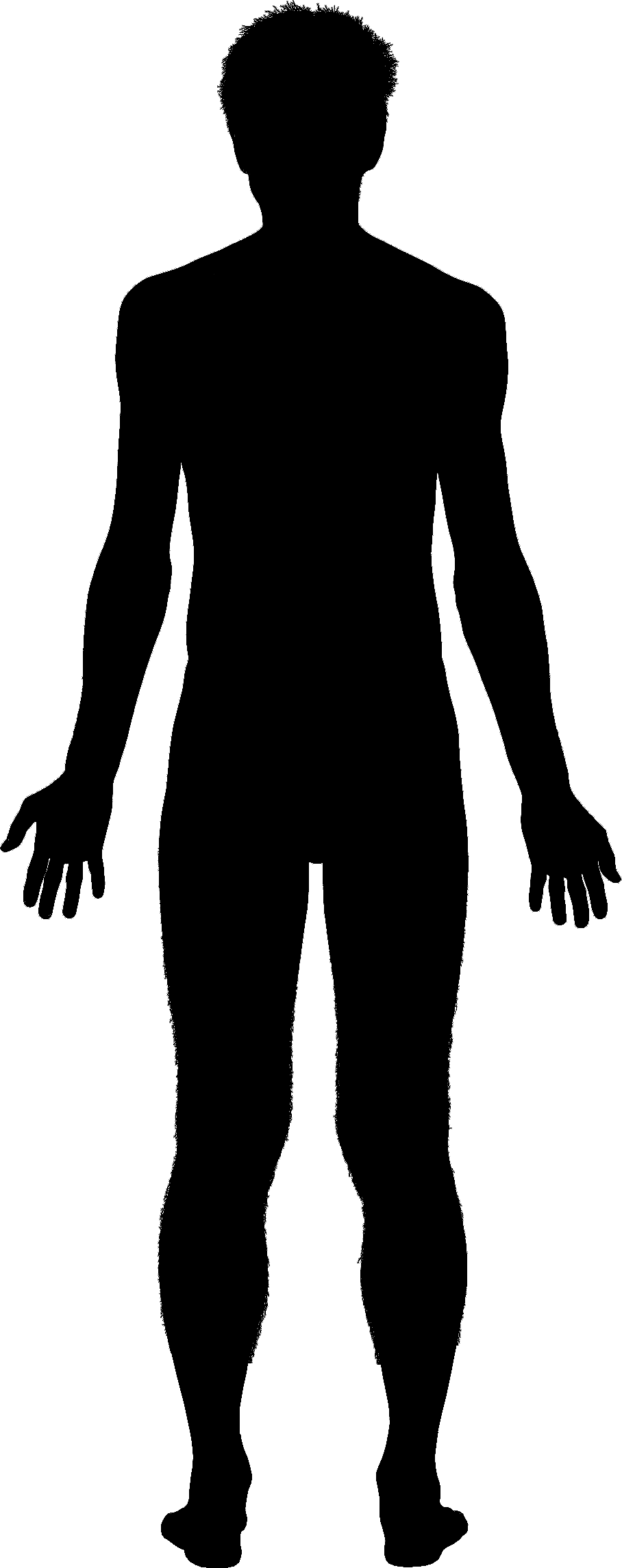 Human Body Silhouette Clipart 