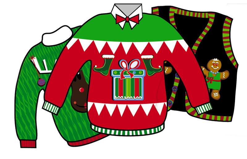 ugly christmas sweater clip art