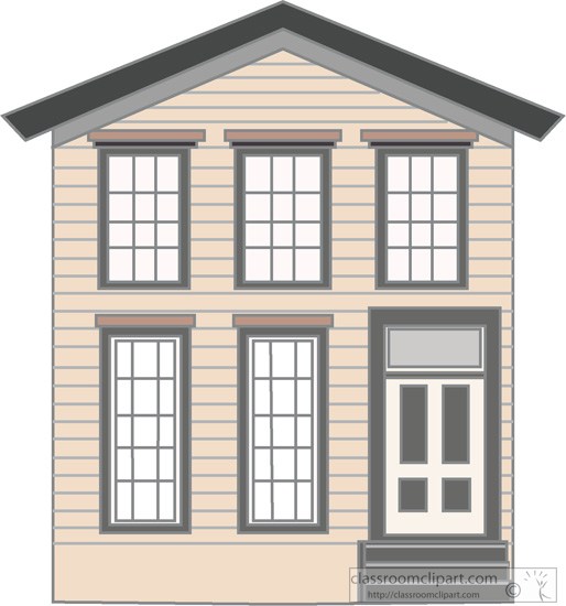 Wood House Clipart 