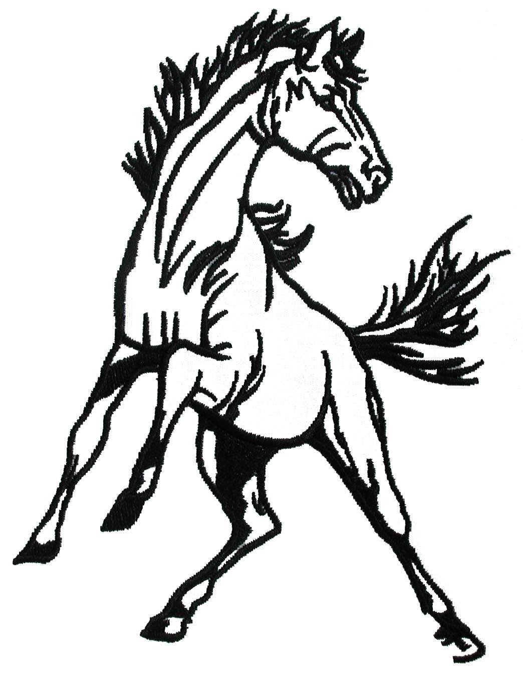 stallion mascot clipart