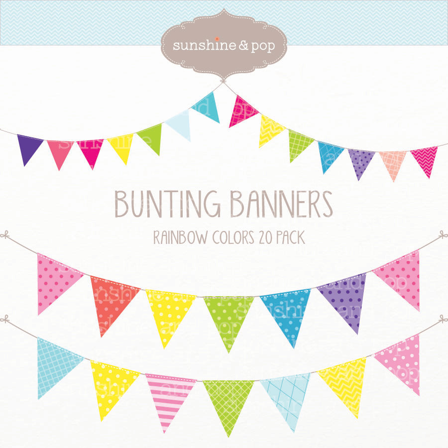 Bunting Banner Clipart 